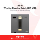 Robot Window cleaner ABIR WD8,Dual Water Spray,Smart Memory,High Vacuum Suction, Laser Sensor, Home Wall Glass Cleaning Robot
