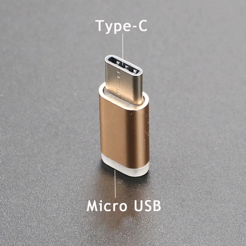 YUXI 1PCS Micro USB to Converter Adapter For iPhone X 8 7 6 Plus Type C/IOS to Micro USB Adapter For Samsung S8 Xiaomi