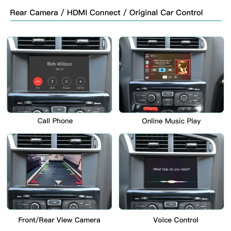 AUTOABC Wireless Carplay and Android Auto module for Peugeot 208 308 508 3008 C4 DS3 DS4 DS5 SMEG system Airplay Mirror Link