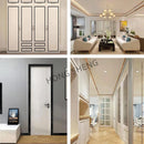 5Meter 8K Mirror Wall Sticker Titanium Gold Stainless Steel Flat Decorative Line Living Room Background Wall Ceiling Edge Strip