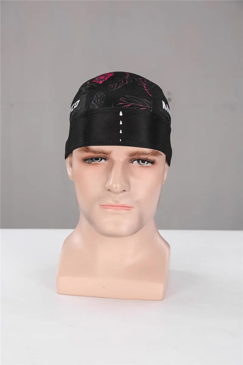 Anti-Sweat UV Headwear for Men and Women, Cycling Bandana, Bicycle Head Scarf, Road Bike Headband, Pirate Cap, Running Headband