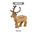 Poultry City Animals Figures Classic Building Block Deer Owl Goat Tiger Zoo Farm Accessories DIY Brick Children Kids Toy Gifts