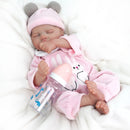 BRASTOY Reborn Bemalte Reborn Babypuppe Reborn 48cm Mädchen Daumen Silikonkörper Kann baden