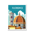 France Paris Florence Hawaii Milan Bruges Famous City Travel Poster Canvas Painting Landscape Wall Art Living Room Home Decor