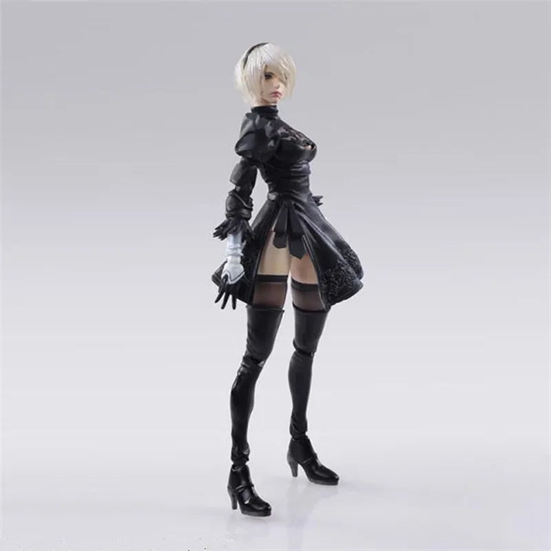 Nier Automata YoRHa No.2 Type B 2B Action Figure Anime Figuras Toys Machine Lifeform Figurine Collection Model Gift for Children