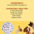 100g/3.53oz  Fruit Yogurt Cubes Dog Treats For Dogs Or Cats, Made With Yogurt And Fruit, Healthy, Easily Digestible