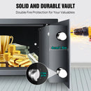 Home Storage Safe Security Box Chest Lock 8.5L Digit Security Case Handy Storage Secure Locking Safe Chest Safety Box,2 Keys