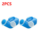 1200ml Urinals for Men Spill Proof Pee Bottle Plastic Portable Urinal with Lid for Car Elderly and Incontinence