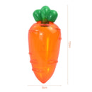 3/6Pcs Easter Plastic Carrot Candy Box Creative Clear Gift Boxes Easter Party Decorations for Home Kids Birthday Favors Supplies