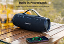 Tronsmart Mirtune S100 Bluetooth Speaker Powerful Speaker with 50W, IPX7 Waterproof, Retractable Handle, Built-in Powerbank