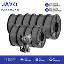 JAYO PLA PLUS Transparente 3D Printer Filament 1.75mm 1.1KG/Rolls 3D Printing Materials for 100% No Bubble &FDM 3D Pen DIY Gift
