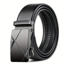 New Men's Belt Casual Fashion Automatic Buckle Business Leather Belts For Men Jeans High Quality Strap Ideal Gift Choice