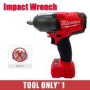 Milwaukee 18V Cordless Tools: Impact Wrench, Drill, Grinder, Blower, Ratchet Wrench & Rangefinder, Fits M18 Lithium Battery
