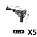 MOC Medieval Accessories Building Blocks Military Soldiers Shoulders Armor Blaster Helmets Weapons War Bricks Children Toys B038