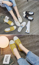 The 'Canvas' Leather Vulcanized Slip-On