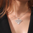 Cazador Super Papa Mama Pendant Necklace for Men Dad Woman Stainless Steel Jewelry Mother Father's Day Gifts Wholesale 2025 New