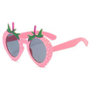 Strawberry Glasses Picnic Party Photo Decorations Funny Birthday Summer Party Supplies Adult Kids Party Dress Up Toys