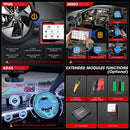LAUNCH X431 PRO ELITE 8' inch Car Diagnostic Tools Auto OBD OBD2 Scanner CAN FD/DOIP ECU Coding Bi-Directional PK CRP919E BT