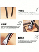 The Precision Trio | Professional Mink Hair Makeup Brush Set