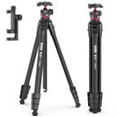 Ulanzi OMBRA 1.5M Camera Tripod for DSLR Portable Travel Tripod with 360° Adjustable Ballhead Quick Release 8KG Maxload