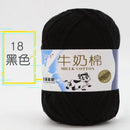 2Pcs Milk Cotton Knitting Yarn Soft Warm Yarn for Hand Knitting Worsted Crochet Threads Wool Line for Handmade