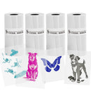 Color On Clear Sticky Paper Mini Thermal Paper Transparent Self-Adhesive For Portable printer T02/M02 For Memo Scrapbook Diary