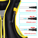 Adult Inflatable Swim Vest Life Jacket for Snorkeling Floating Device Swimming Drifting Surfing Water Sports Life Saving