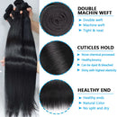 Straight Human Hair Bundles And Closure 2x6 Lace Closure Human Hair Bundles With 4x4 5x5 Closure Brazilian Raw Hair Bundles