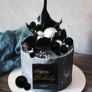 25pcs Gold & Black Ball Cake Topper Foam & Pearl Material for Anniversary Baby Shower Birthday Wedding Christmas Valentine's Day