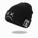 New Women Men Knitted Beanie Hat Cap Autumn Winter Male Lady Casual Embroidered Boy Girl Cap Hat For Women Men