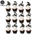 Dirt Bike Tablecloths Cup Napkins Motocross Birthday Party Favors Racing Motorcycle Theme Party Supplies Disposable Table Cover