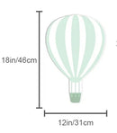 Hot Air Balloon KT Board Blue Pink Hot Air Balloon Cutouts for 1st Birthday party Decoration Girl Wedding Baby Shower Supplies