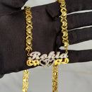 Personalized 3D Stainless Steel Name Necklace