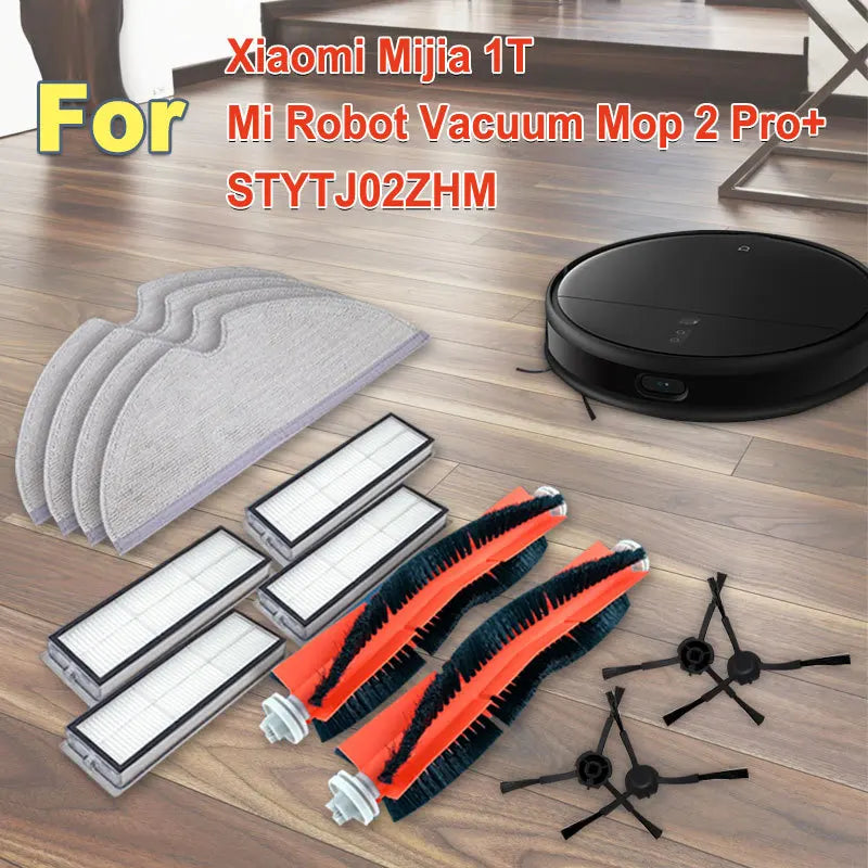 For Xiaomi Mijia 1T,Mi Robot Vacuum Mop 2 Pro+ Accessories,Hepa Filter Main Side Brush Mop Clothes STYTJ02ZHM Spare Parts