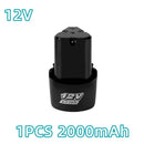 New 12V 1.5/2.0/3.0Ah large capacity rechargeable lithium battery angle grinder electric drill screwdriver backup battery