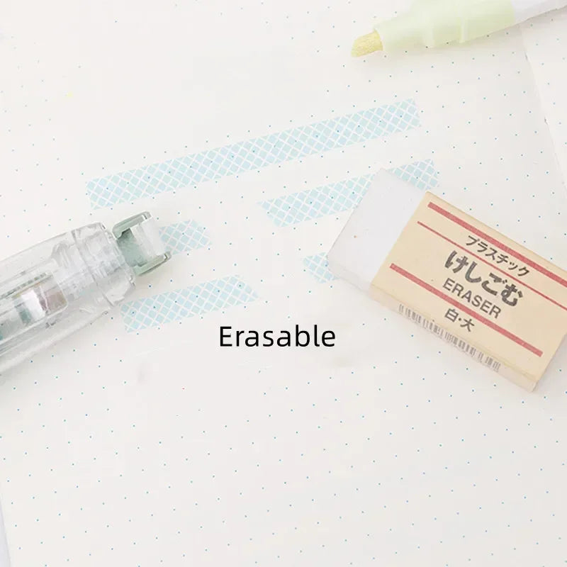 Scrapbook Glue Simplicity Correction Tape Style Glue Mini Portable Eraserable Glue Paste Non-sticky Memo Pad Studnet Supplies