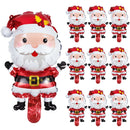 15/5PCS Santa Claus Foil Balloons Mini Christmas Tree Gingerbread Man Balloon 2025 Xmas New Year Holiday Decoration Kids Favors
