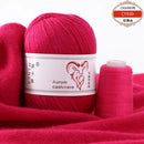 6Set Aurum Cashmere Yarn With Thread Hand Knitting For Cardigans Women Scarf Woolen Yarn 50g+20g Factory Wholesale Free Shipping