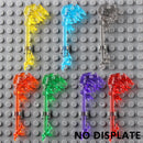 5PCS Cartoon Special Effects Pieces Arm Fist Wind Lightning Leg Flames Weapons Accessories Assemble Scene Bricks Kids for Toys