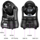 U'King 40W Beam Moving Head Light DMX512 RGBW Stage Light for DJ Concert Party Wedding Nightclub Professional Effect Lighting