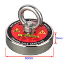 The Deep Grip | 120 kg Vertical Neodymium Lifting Magnet with 10 m Rope