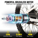 The Trail Pup | 250W Electric Mountain Bike for Young Riders Ages 7+