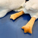 50/130CM Heiß Gans Plüsch Stofftier Weich Ente Schlaf Kissen Sofa Kissen Kinder Freundin Geburtstagsgeschenk
