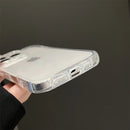 Fashion Clear 3D Cute Cat Ears Phone Case For iPhone 16 15 14 13 12 11 16 Pro Max 7 8 Plus X XR XS MAX Shockproof Soft TPU Cover