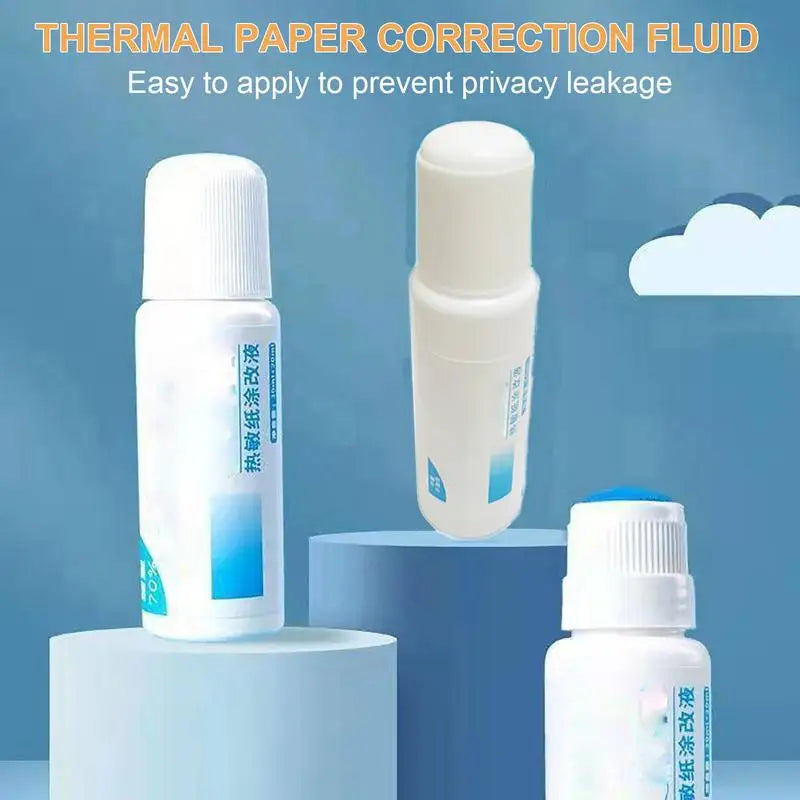 Privacy Protection Roller Privacy Protection Portable Thermal Paper Data Fluid Roller Stamper Correction Fluid Security Stamp