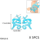 5PCS Cartoon Special Effects Pieces Arm Fist Wind Lightning Leg Flames Weapons Accessories Assemble Scene Bricks Kids for Toys