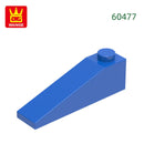 Wange 92Pcs/lot Slope 18°4x1 Roof Block Moc Color Accessories Compatible with 60477 Brick DIY Children's Toy Assembly Parts