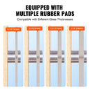 SucceBuy 2 Type Glass Clamp 10PCS Round Glass Railing Bracket for 0.31 "-0.62 "316 Stainless Steel for Balcony Garden Pool Stair