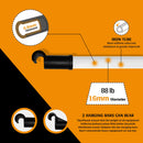 C-JP 80x80x180cm Plant Growth Tent with Observation Window, Raised Floor Stand, and Tool Kit