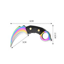 Mini Claw Knife Keychain Hanger Fruit Knife EDC Mini Blade Pocket Key Claw Chain Outdoor Tools Portable Delivery Knife Fashion